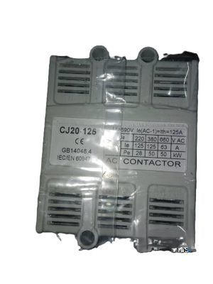 4 pole 125A, 600Vac Contactor