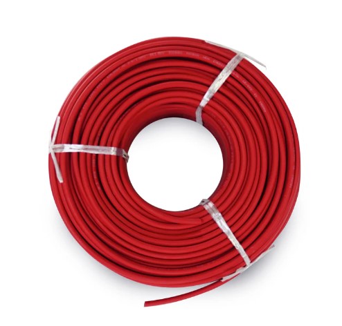 6mm2 Single core LSZH copper cable for PV - red